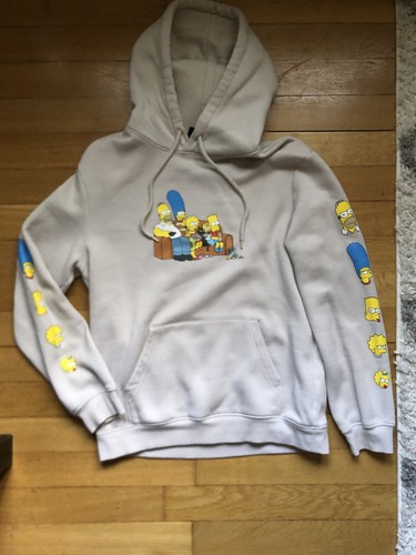 The simpsons hoodie beige - the,