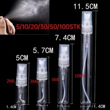 2ml-10ml Zerstäuber Glasflaschen Nebelspray Nachfüllbare Parfüm-Proben-Behälter