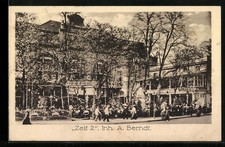 Berlin-Tiergarten, Ansichtskarte, Gasthaus Zelt 2 von A. Berndt 1929 