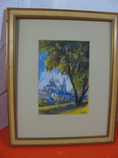 Camillo Hampel Aquarell Prag