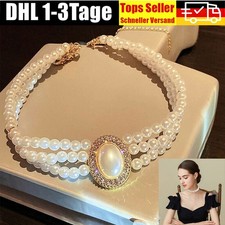 Trachten Perlen Hals Kette