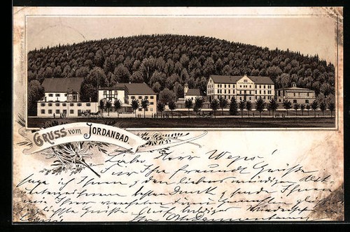 Lithographie jordanbad - lithographie,