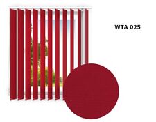 Lamellenvorhang Vertikaljalousie Verdunkelungslamellen Scharlachrot