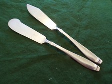 Wilkens Martin 508 Art-Deko Vorleger Butter- und Käsebesteck Silber 90er TOP