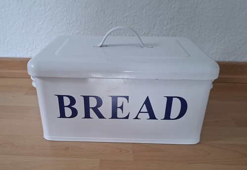 Brotkasten metall emaille - brotkasten,