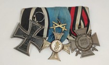 Ordensspange Orden Friedrichsorden Ritterkreuz Schwerter Eisernes Kreuz RG Punze