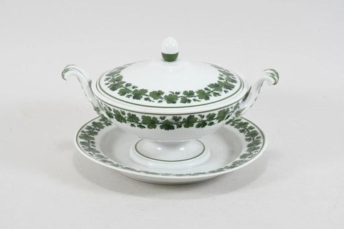 Wl019 meissen weinlaub terrine - meissen,