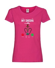 Sisha ruft an | Shisha | Shishaliebhaber Damen Shirt Schwarz