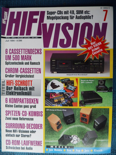 Hifi vision sony cdp - hifi, 7/94,sony
