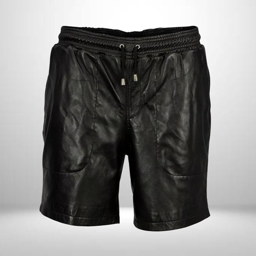 Herren echtes schwarzes leder - herren,