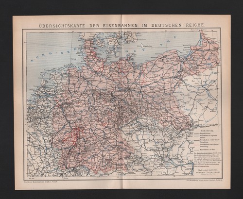 Landkarte map 1892