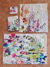 Estella Bettwäsche 2x 2 teilige Bettgarnitur Flora 100% Baumwolle 80x80 150x210