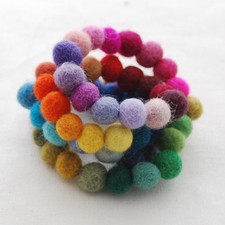100% Wollfilzkugeln - 1 cm -