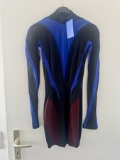 Mugler, dress, elastane, blue