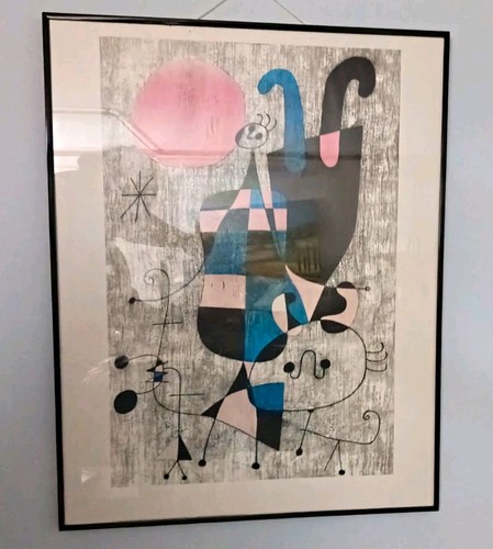 Joan miró people and dog - dog, in