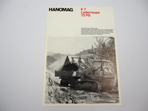 Original prospekt hanomag - original,