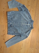 Lässige Jeansjacke PIECES im Blouson/Bomber Style. Gr.M (XS) Neu und ungetragen