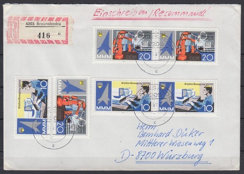 Ddr 1987 brief 3132 - 1987, mi.3132/33