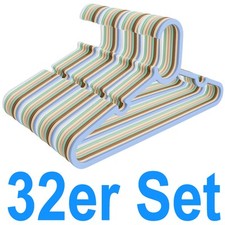 32 Kinderkleiderbügel Kinder Bügel Kleiderbügel Wäschebügel Baby bunt farbig