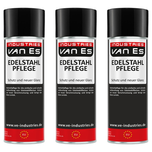 Edelstahl pflegespray 400ml - 3x,