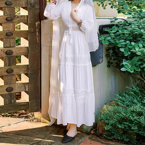 Damen sommerkleid weiß - damen,