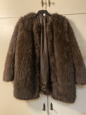 Kunstfelljacke, M, oversized