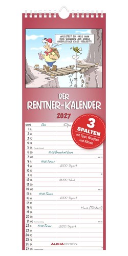 Rentner kalender 2027 - rentner-kalender,