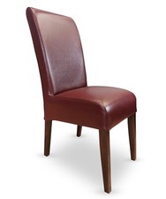 Weinrot Echtleder Esszimmerstühle David Leder Stuhl Sessel Stühle Lehnstuhl