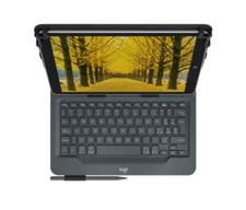 Logitech Universal Folio Tablet-Hülle mit Kabelloser Tastatur für 9"-10" Tablets