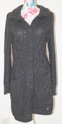 Graue longstrickjacke 38 - graue,