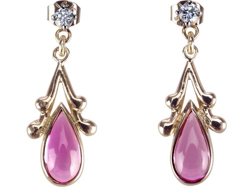 Art deco 585 gold - 2,0, rosa