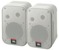 B-WARE JBL Control 1 Pro Weiss Paar Lautsprecher Kompakt Monitor Boxen Set 150W