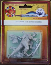 Dark elf raptor rider - dark,