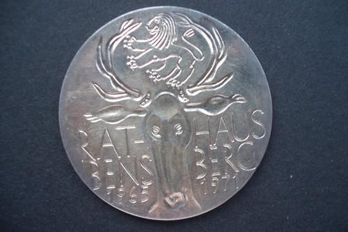 Bensberg 1971 silbermedaille - bensberg, 1971,