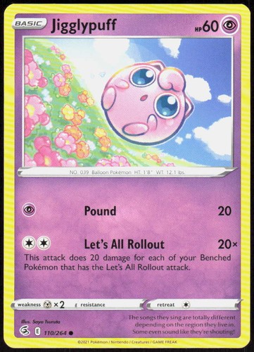 Pokemon tcg jigglypuff swsh08 - tcg,