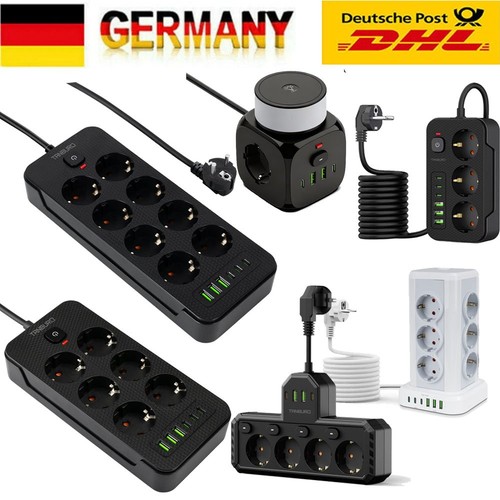 Steckdosenleiste mit usb - steckdosenleiste,