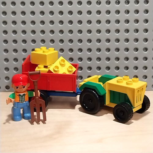 Lego duplo traktor mit - lego,