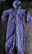 Mädchen - Regenanzug -  blau