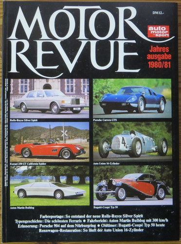 Motor revue jahresausgabe - motor,