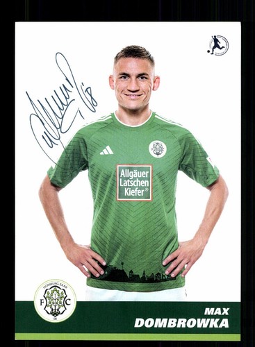 Max dombrowka autogrammkarte - max,