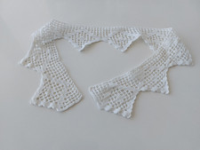 vintage alte Schrankborte, gehäkelt, Handarbeit, Borte für Schrank, weiß, 104 cm