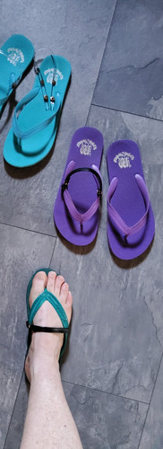 Paar flip flops 39 - 38/39, gummi