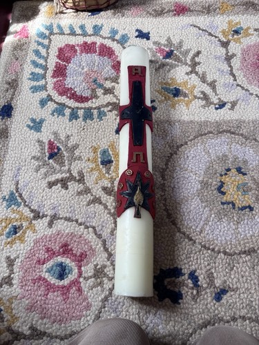 Große 60cm osterkirchenkerze - große,