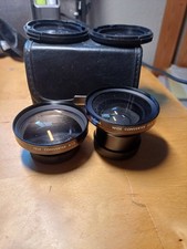 Sigma TV lens converter set, wide and tele 