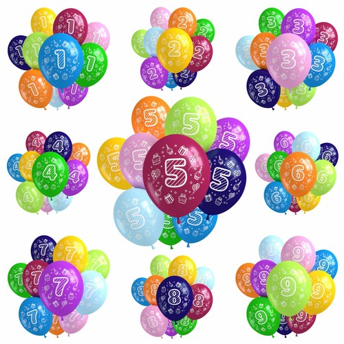 Luftballons ballons zahlen - ballons,