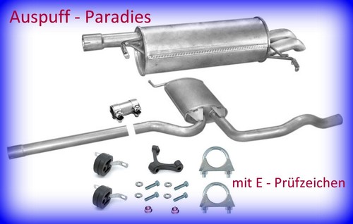 Abgasanlage auspuff für - auspuff, vw