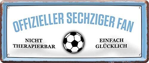 Blechschild fußball - blechschild,