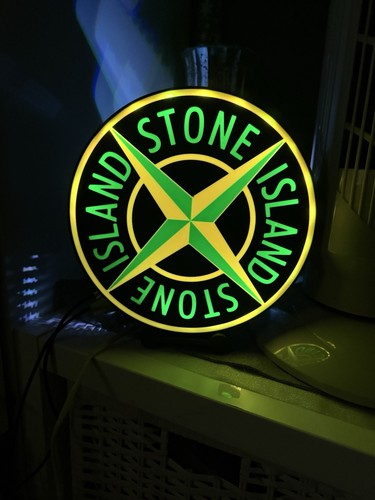 Stone island leuchtschild - island,