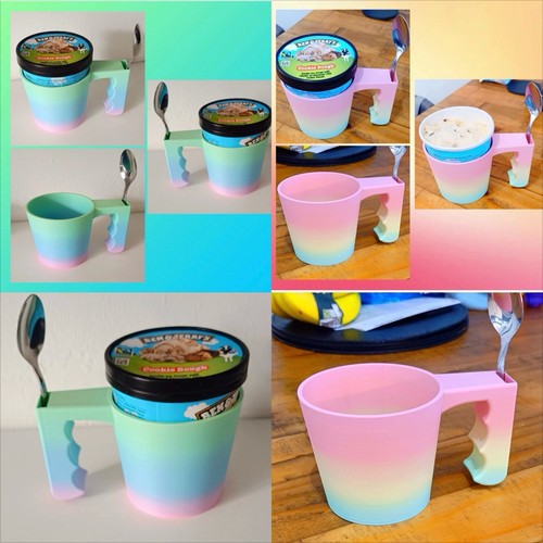 Regenbogen pastell eiswanne - regenbogen,