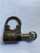 Vorhängeschloss antik , Messing